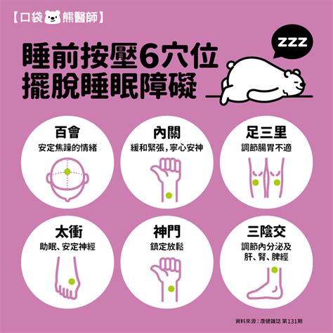 想睡覺按哪裡|老是失眠、睡不好？按按10助眠穴位，讓你一夜好眠